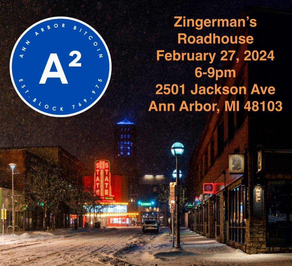 Ann Arbor Bitcoin Meetup Zingerman's Roadhouse